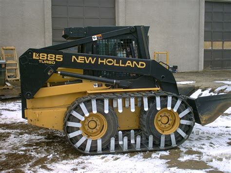 new holland skid steer track removal|rebuildable skid steer tracks.